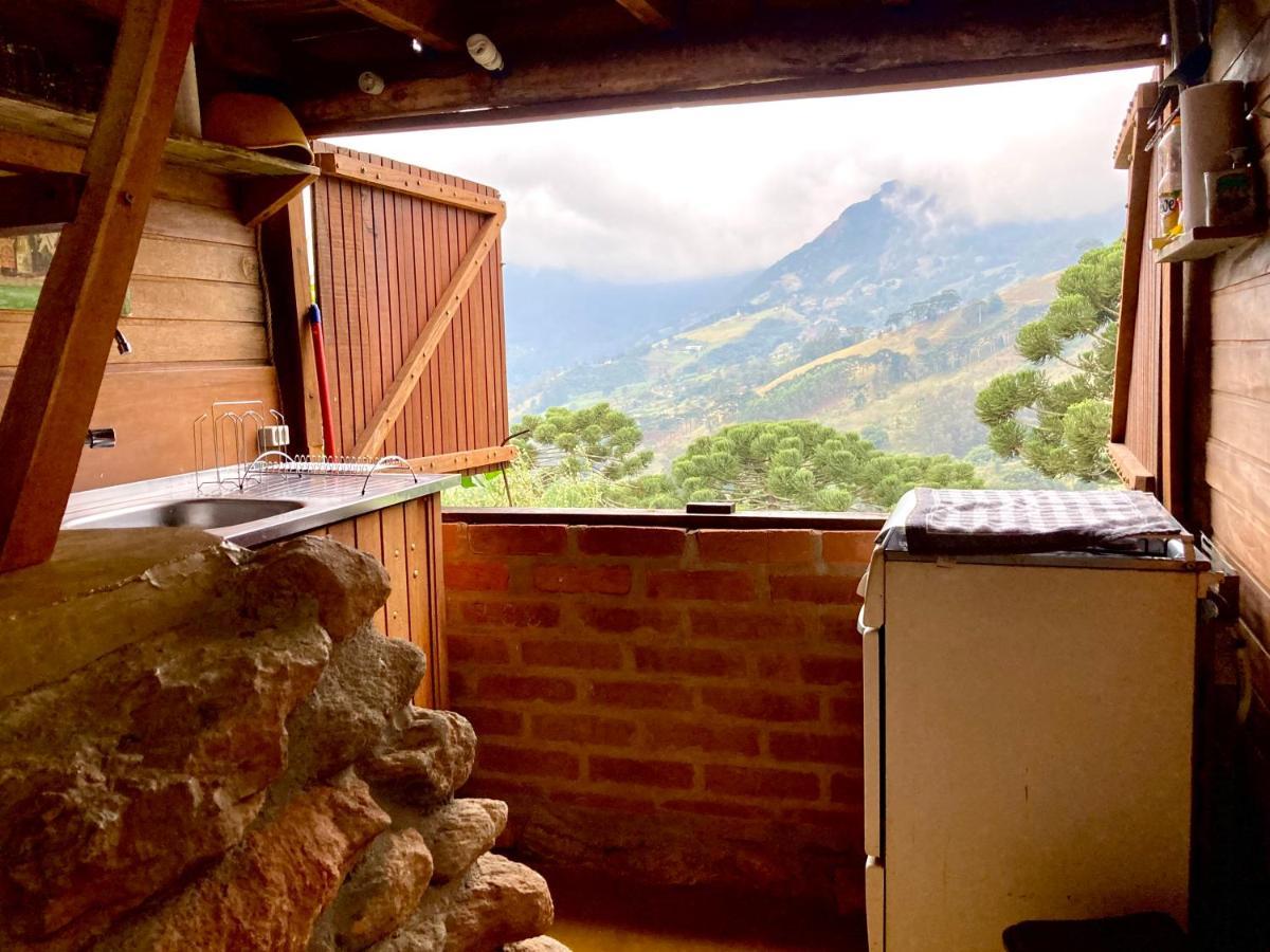 Villa Abrigo de montanha - Berghütte São Bento do Sapucaí Exterior foto