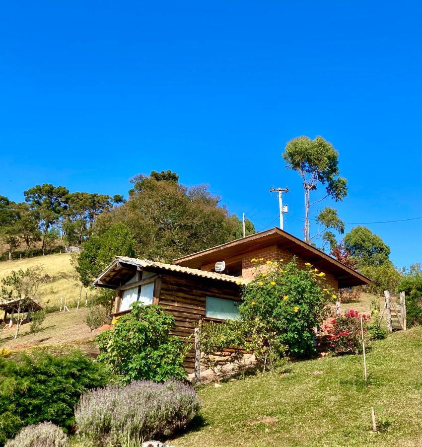 Villa Abrigo de montanha - Berghütte São Bento do Sapucaí Exterior foto
