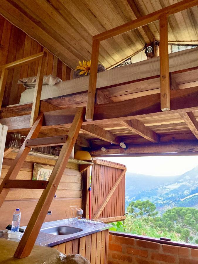 Villa Abrigo de montanha - Berghütte São Bento do Sapucaí Exterior foto
